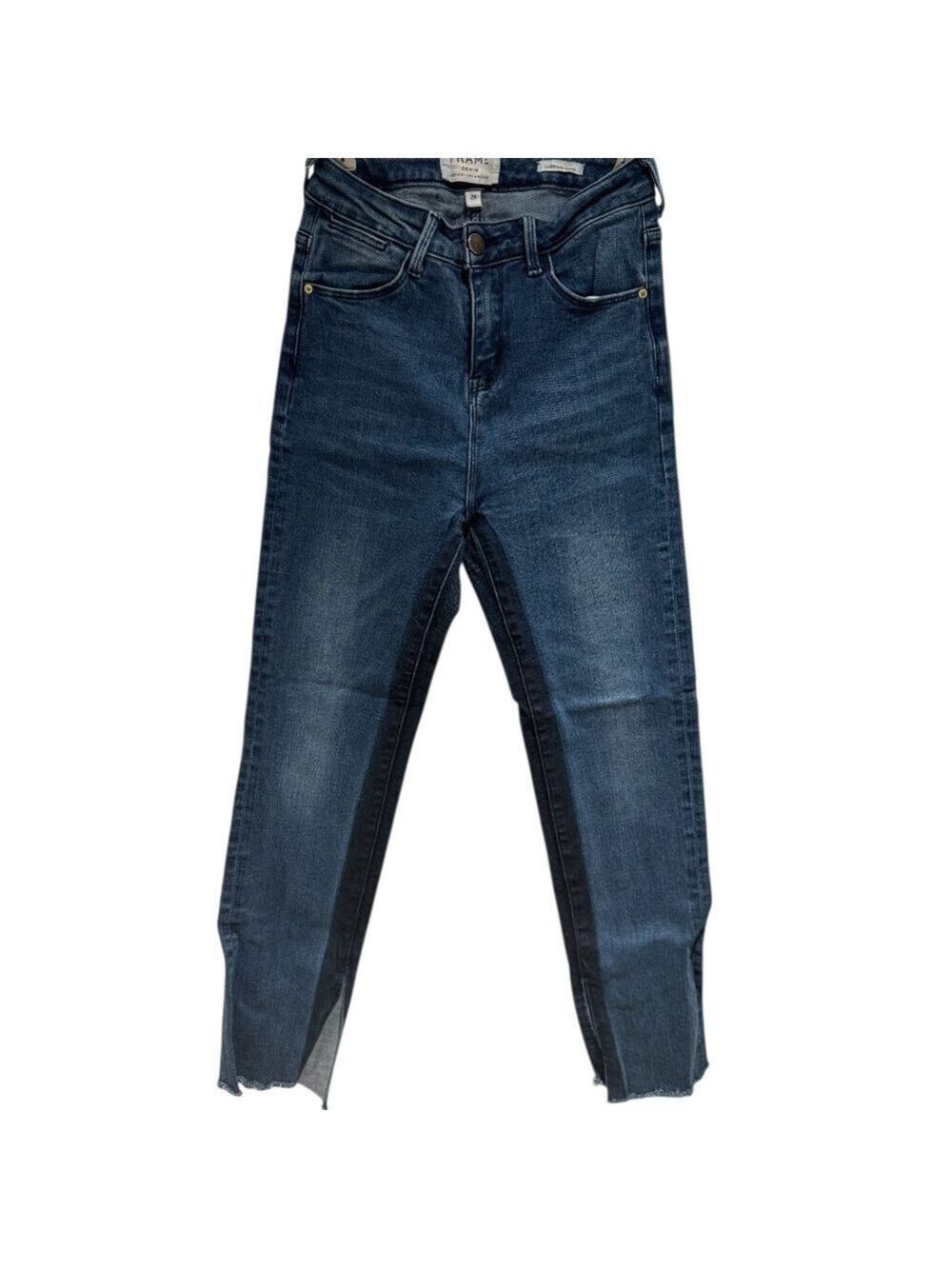 FRAME DENIM ‘Le Skinny de Jeanne’ medium/dark blue denim jeans - size 26